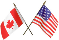 canadian-american flag